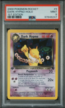 PSA 9 - Team Rocket 1st Edition - Dark Hypno - Holo  -