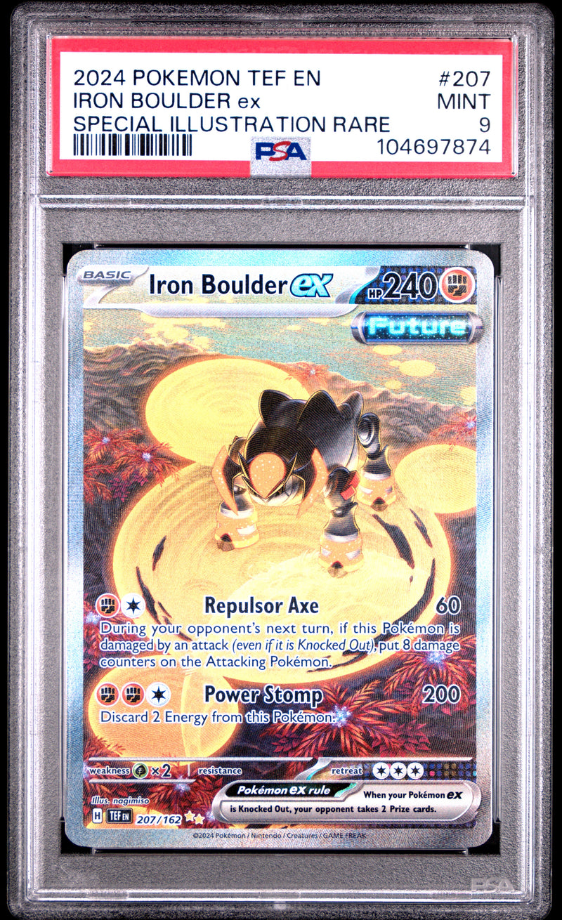 PSA 9 - Temporal Forces - Iron Boulder EX