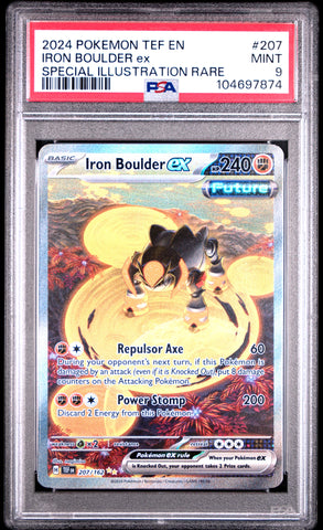 PSA 9 - Temporal Forces - Iron Boulder EX #207