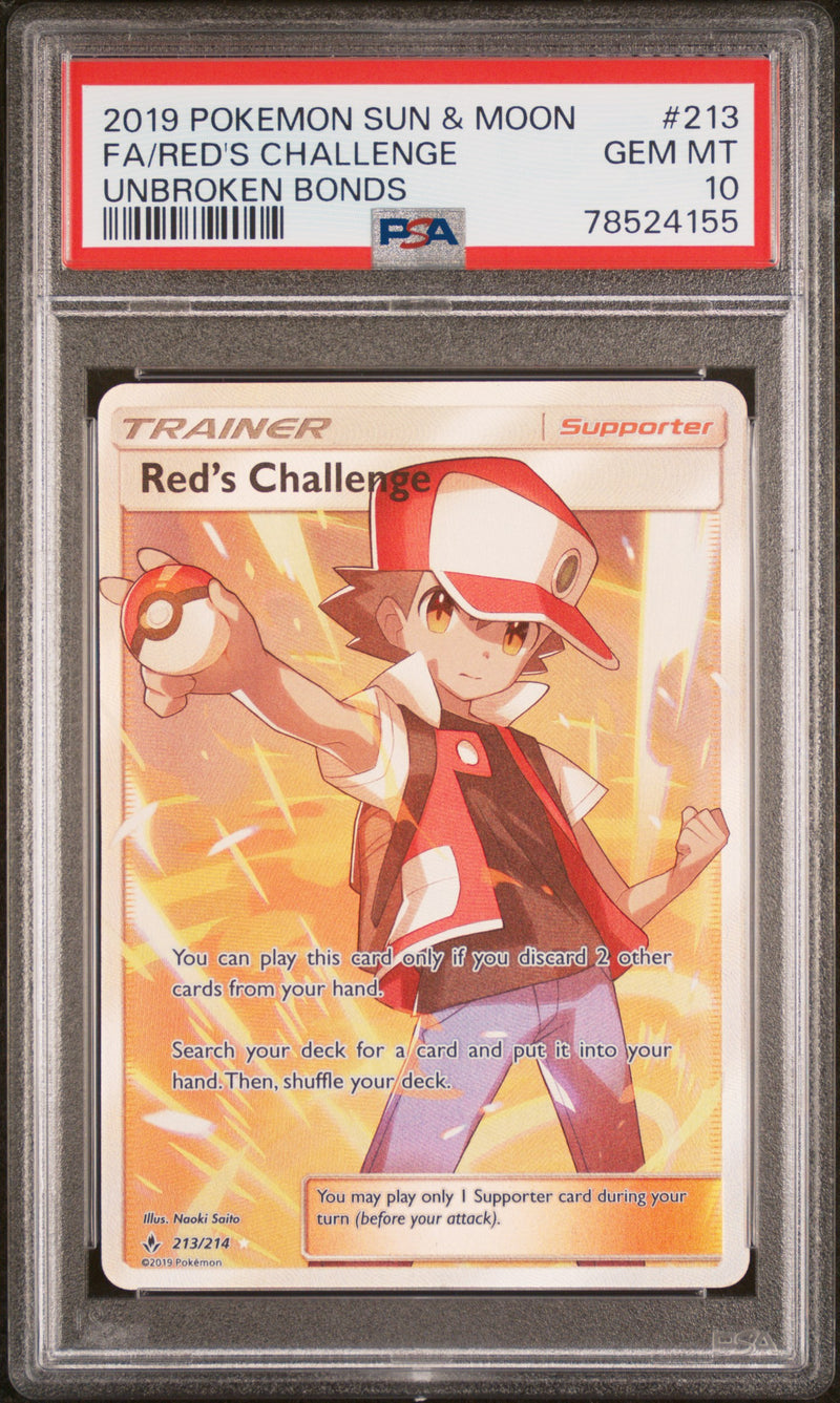 PSA 10 - Unbroken Bonds - Red's Challenge