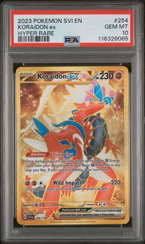 PSA 10 - Scarlet & Violet - Koraidon Ex #254