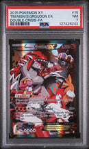 PSA 7 - Double Crisis - Team Magma's Groudon EX