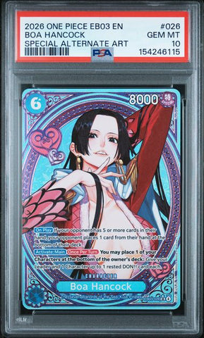 PSA 10 - EB03 (Heroine's Edition) - Boa Hancock SP #026