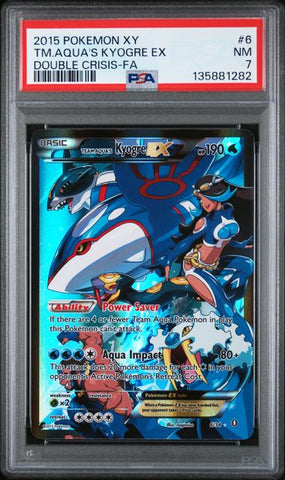 PSA 7 - Double Crisis - Team Aqua's Kyogre EX #6