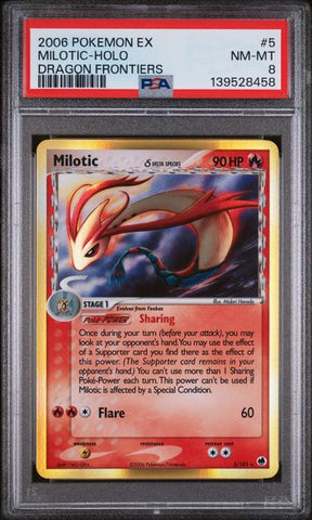 PSA 8 - Dragon Frontiers - Milotic Holo #5
