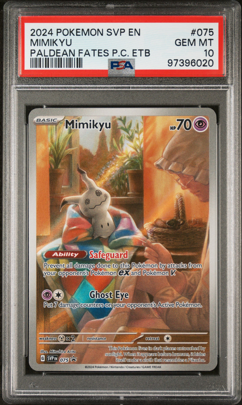 PSA 10 - Black Star Promo - Mimikyu