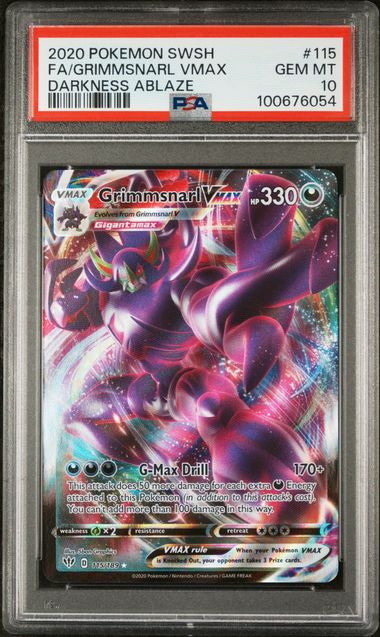 PSA 10 - Darkness Ablaze - Grimmsnarl VMAX -