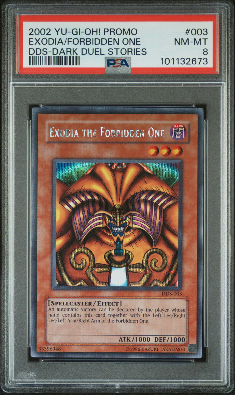 PSA 8 - Yu-Gi-Oh! Promo - DDS-Dark Duel Stories - Exodia/Forbidden One