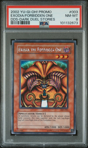 PSA 8 - Yu-Gi-Oh! Promo - DDS-Dark Duel Stories - Exodia/Forbidden One #003
