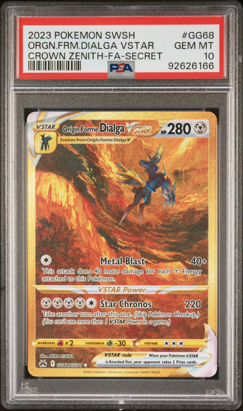 PSA 10 - Crown Zenith - Origin Forme Dialga Vstar