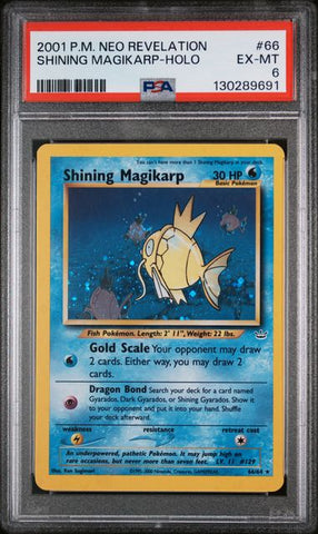 PSA 6 - Neo Revelation - Shining Magikarp #66