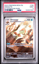 PSA 9 - Pokemon 151 - Omanyte