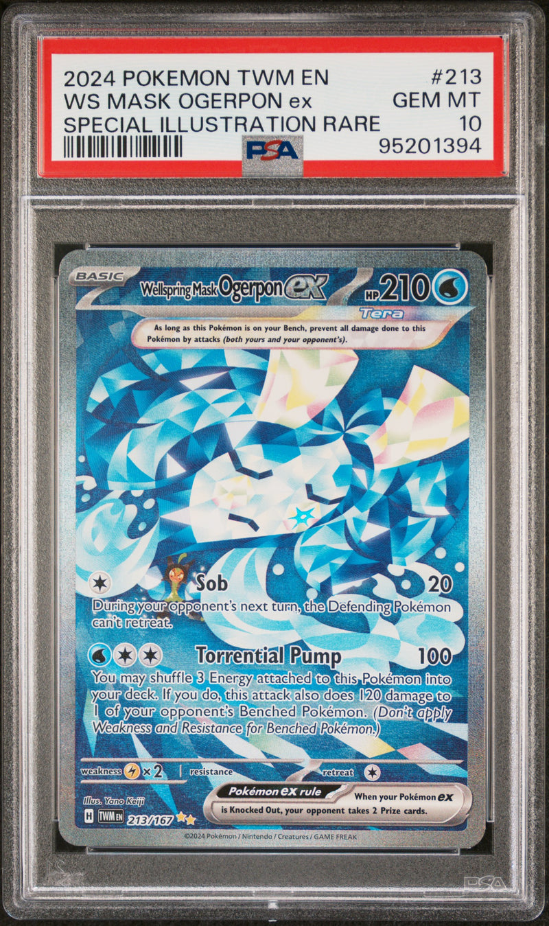 PSA 10 - Twilight Masquerade - Wellspring Mask Ogerpon Ex