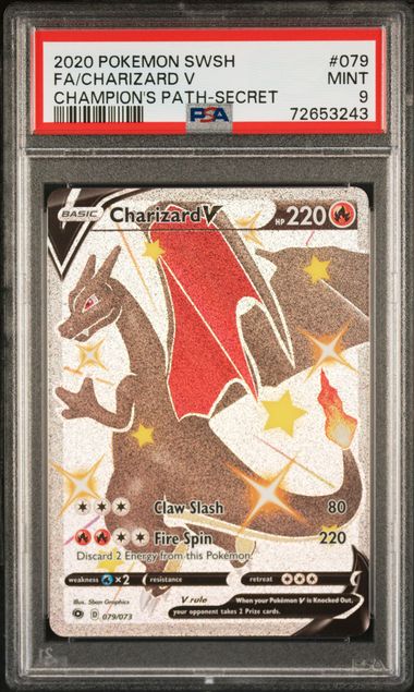 PSA 9 - Champions Path - Charizard V