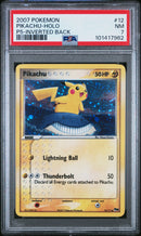 PSA 7 - 2007 Pokemon P5  - Pikachu ERROR Inverted Back