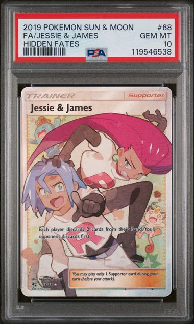 PSA 10 - Hidden Fates - Jessie & James