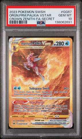PSA 10 - Crown Zenith - Origin Forme Palkia VSTAR - GG67
