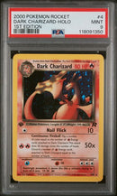 PSA 9 - Team Rocket 1st Edition - Dark Charizard -  Holo