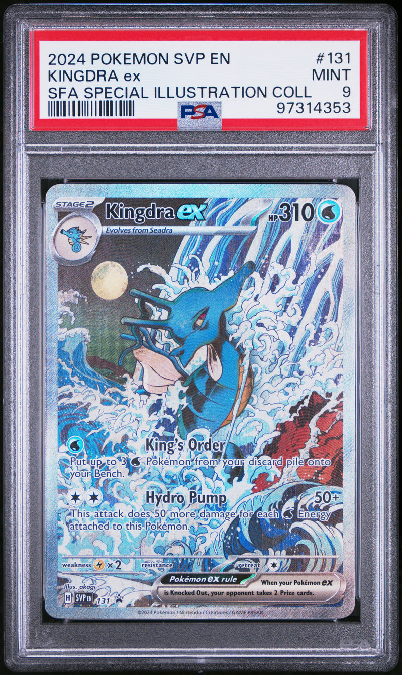 PSA 9  - Pokemon SV Promo  - Kingdra Ex   -