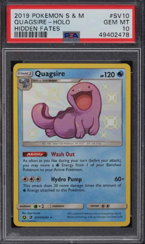 PSA 10 - Hidden Fates  - Quagsire #SV10