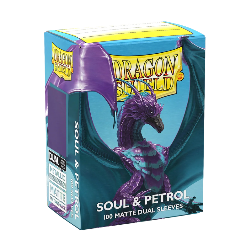 Dragon Shield: Matte Sleeve - Soul and Petrol 100Ct