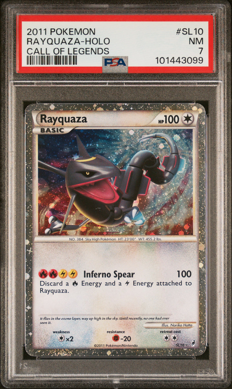 PSA 7 - Call of Legends - Rayquaza Holo