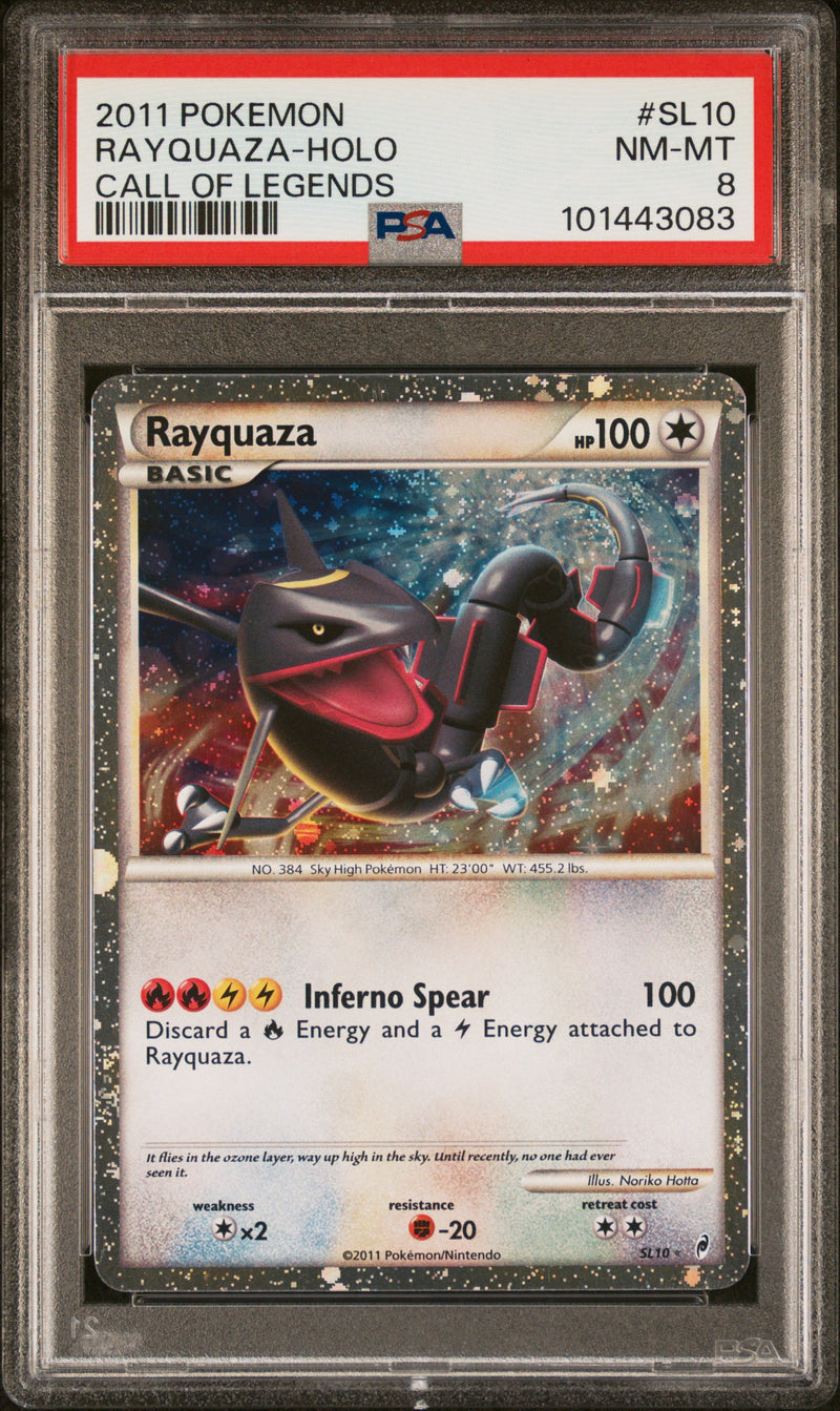 PSA 8 - Call of Legends - Rayquaza Holo