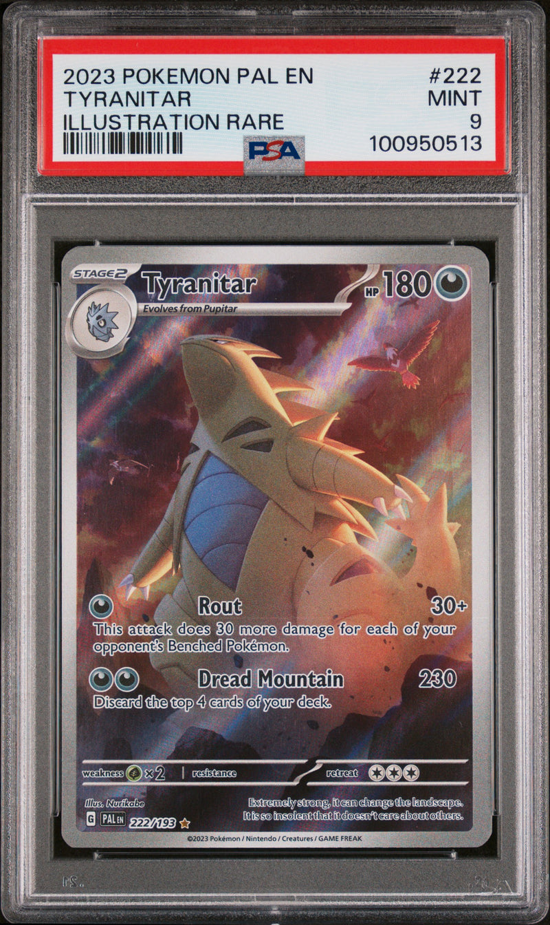 PSA 9 - Paldea Evolved - Tyranitar