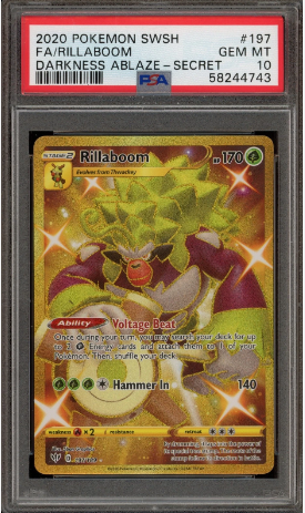 PSA 10 - Darkness Ablaze  - Rillaboom #197