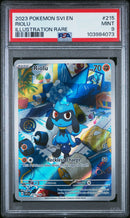 PSA 9 - Scarlet Violet Base  - Riolu