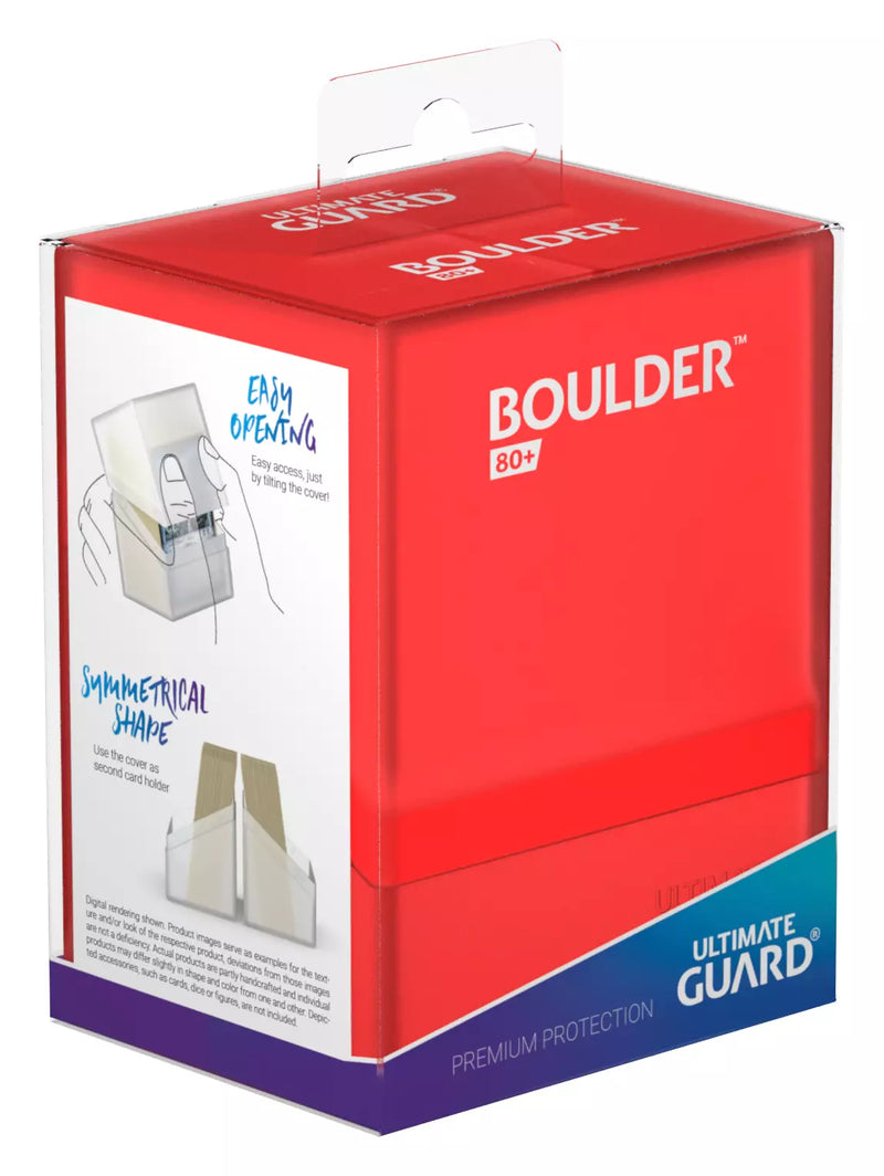 ULTIMATE GUARD - DECK CASE BOULDER 80+ RUBY