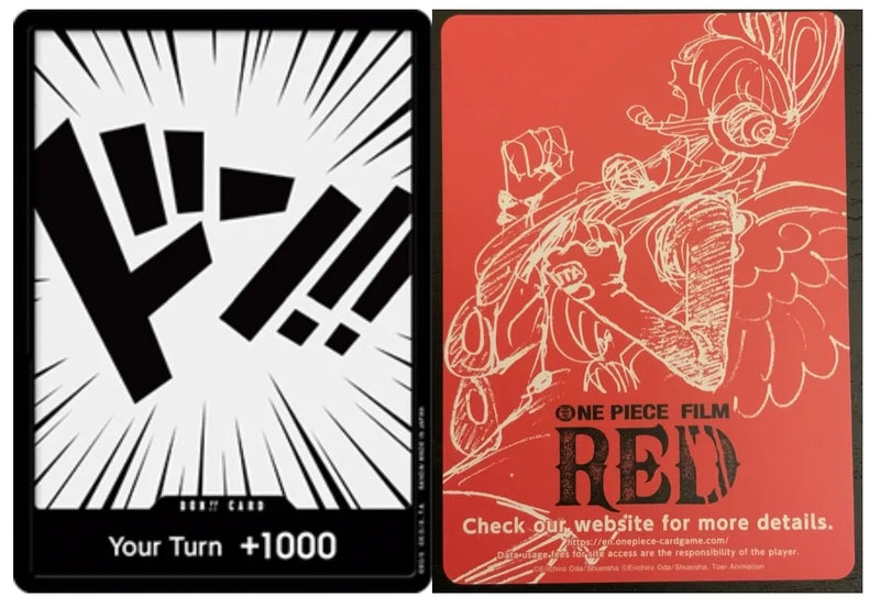 one piece card game red back One Piece Card Game English DON!! Set of 10 don cards OP01 Romance Dawn Red Back