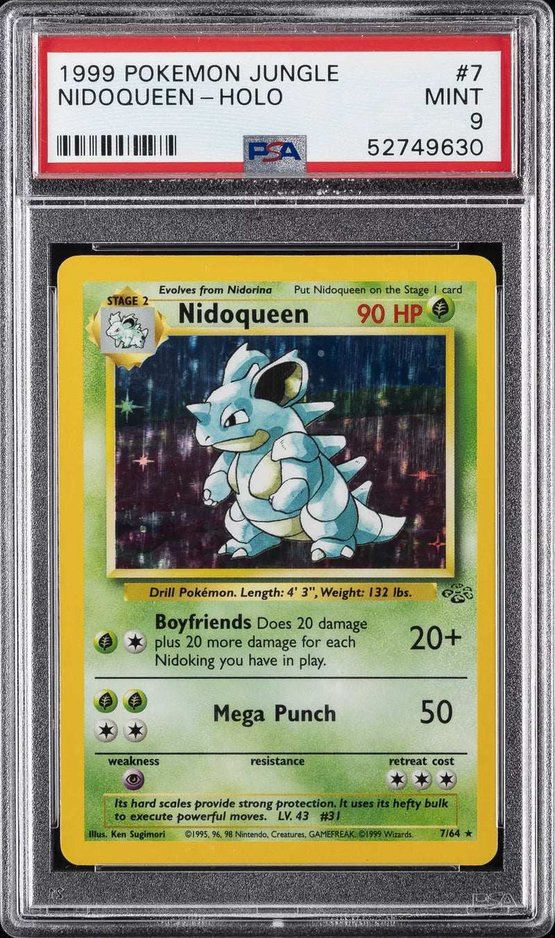 PSA 9 - Jungle - Nidoqueen Holo