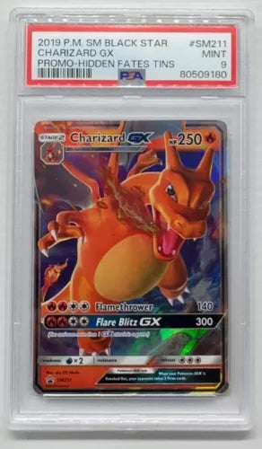 PSA 9 - Black Star Promo - Charizard GX
