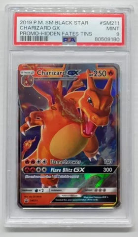 PSA 9 - Black Star Promo - Charizard GX #SM221
