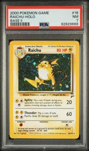 PSA 7 - Base Set 2 - Raichu Holo