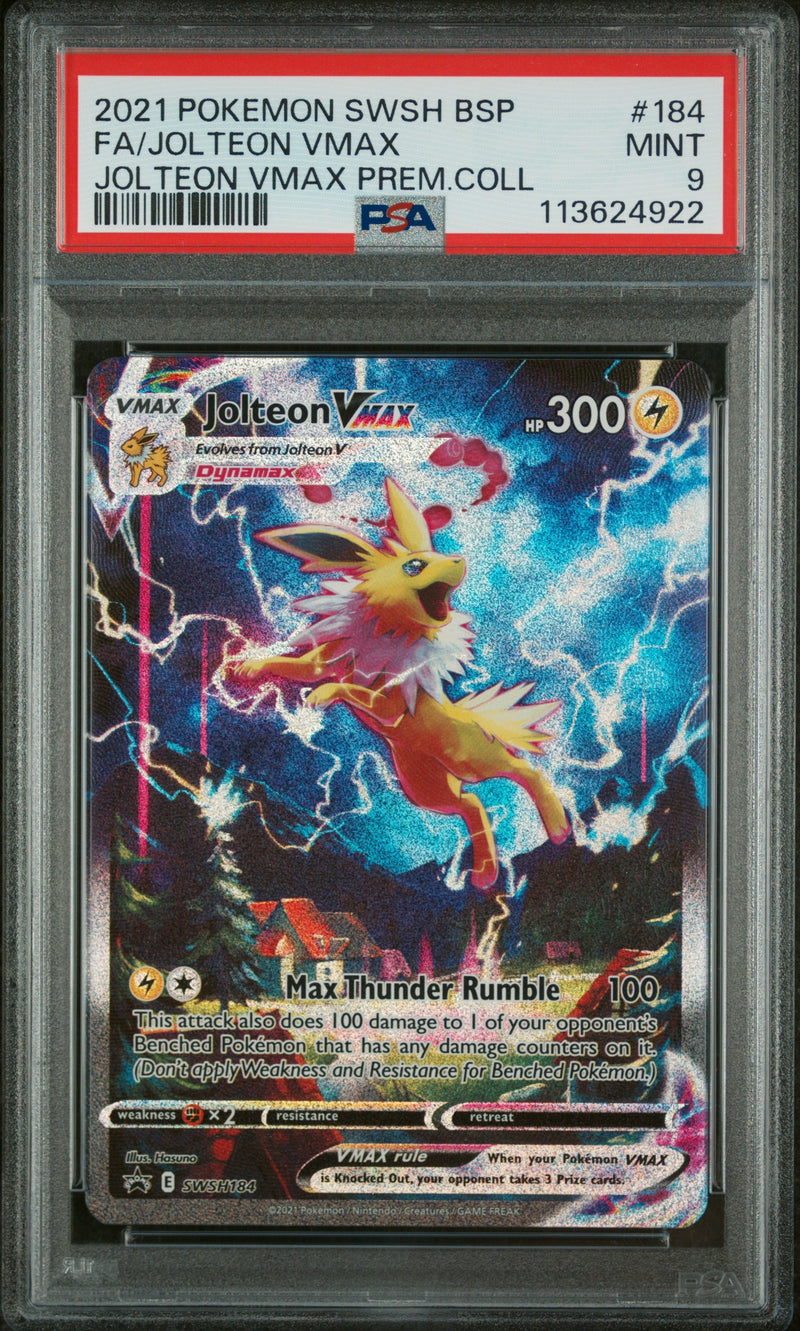 PSA 9 - Black Stars Promo - Jolteon VMAX