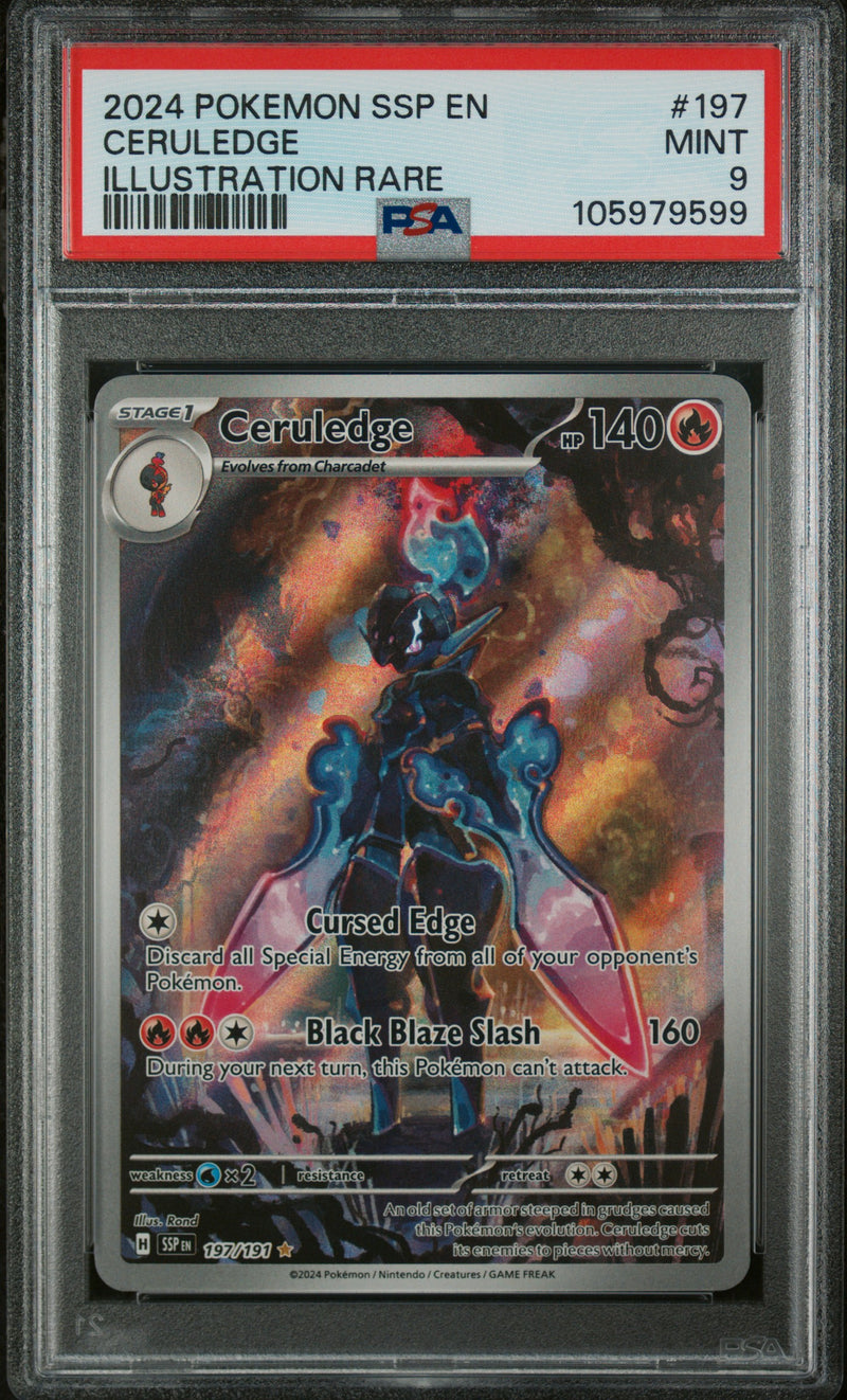 PSA 9 - Surging Sparks - Ceruledge