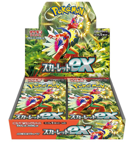 Japanese Scarlet EX Booster Box