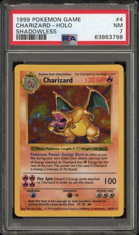 PSA 7 - 1999 Base Set Shadowless - Charizard #4