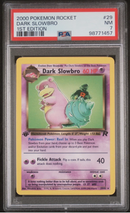 PSA 7 - Team Rocket 1st Edition  - Dark Slowbro