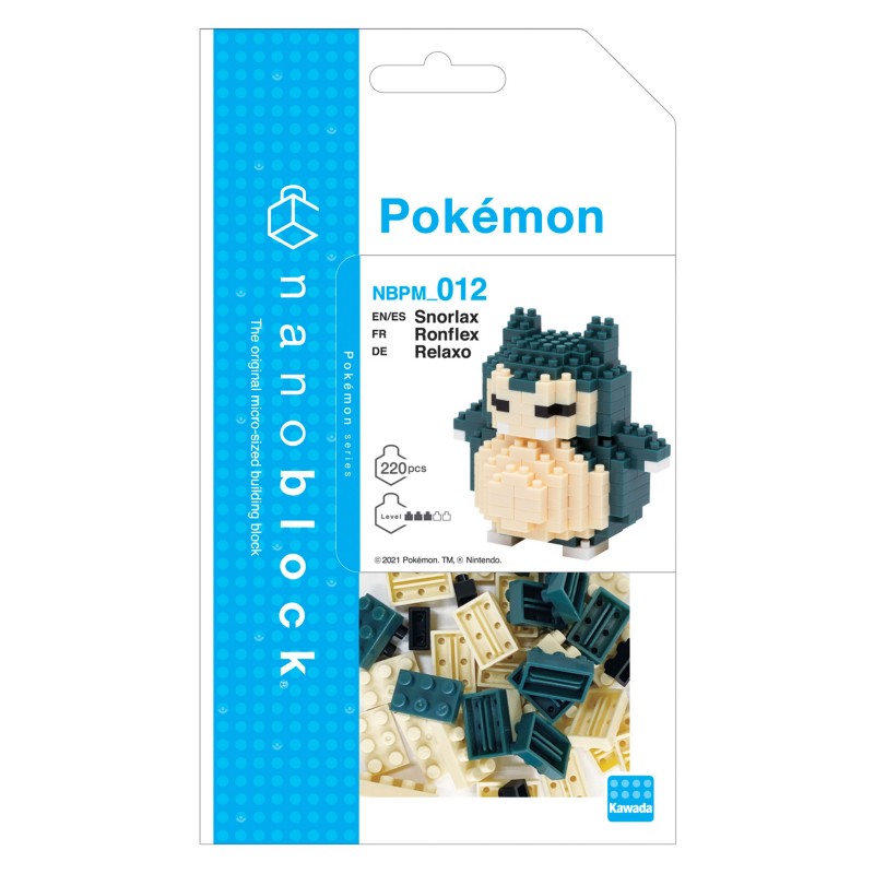 NANOBLOCK POKEMON SNORLAX