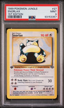 PSA 9 - Jungle 1st Edition  - Snorlax