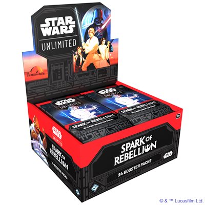 Star Wars: Unlimited - Spark of Rebellion Booster Display