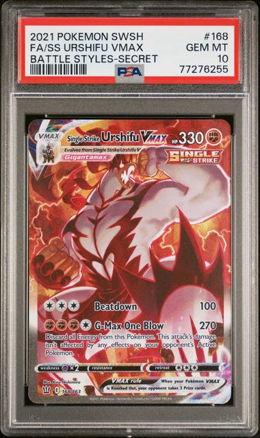 PSA 10 - Battle Styles - Single Strike Urshifu VMAX