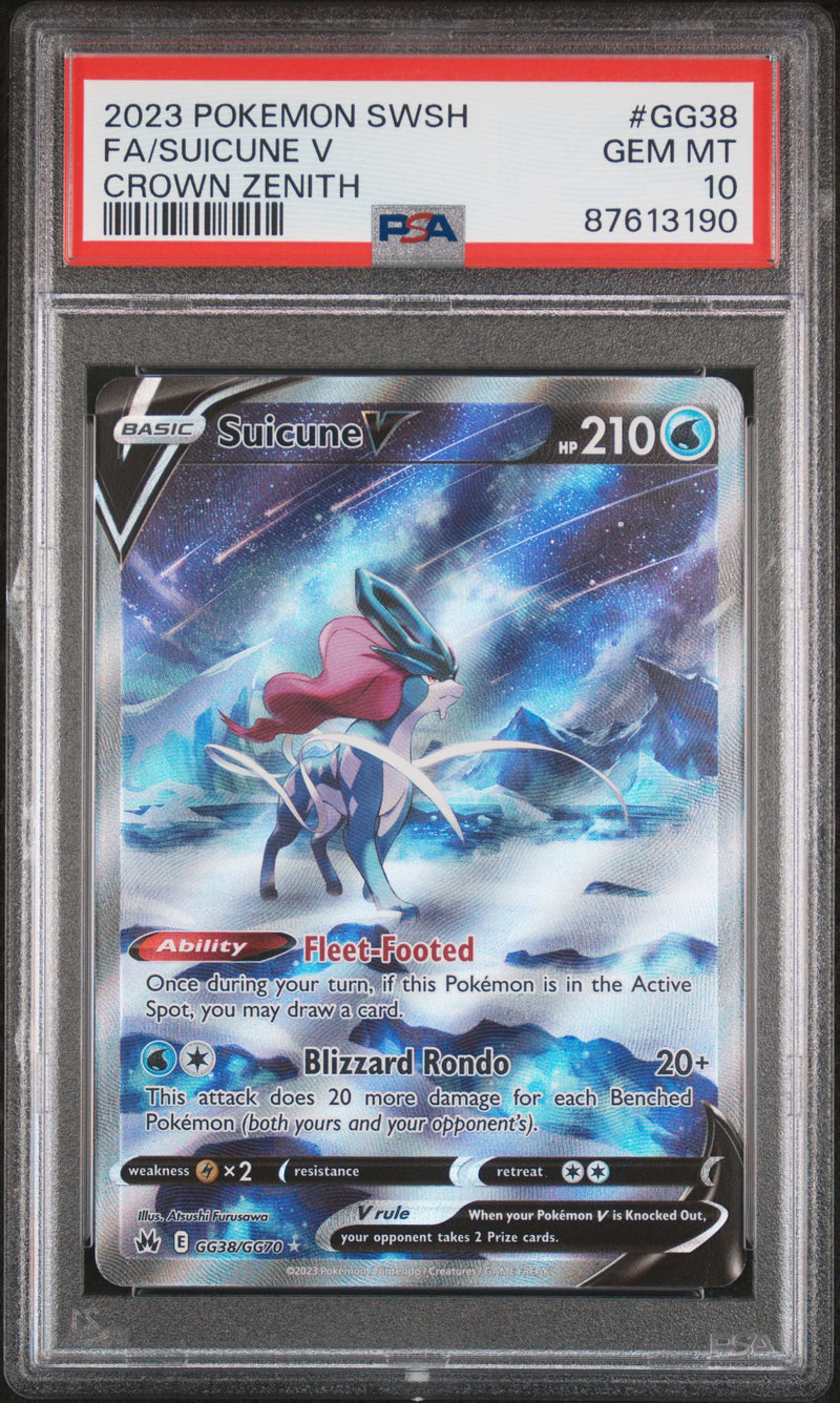 PSA 10 - Crown Zenith - Suicune V