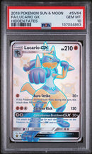 PSA 10 - Hidden Fates - Lucario Gx
