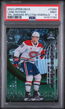 PSA 9 - 24-25 Upper Deck - Lane Hutson Emerald Reflections