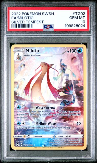 PSA 10 - Silver Tempest  - Milotic