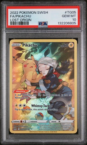 PSA 10 - Lost Origin - Pikachu #TG05